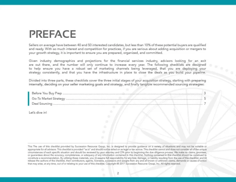 [Checklist] Practice Acquisition Checklist for Success